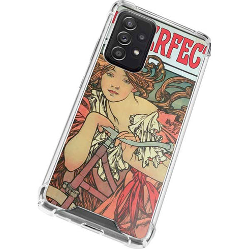 Alphonse Mucha Cycles Perfecta Galaxy A72 5G Clear Case